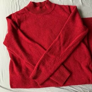 Red Long Sweater